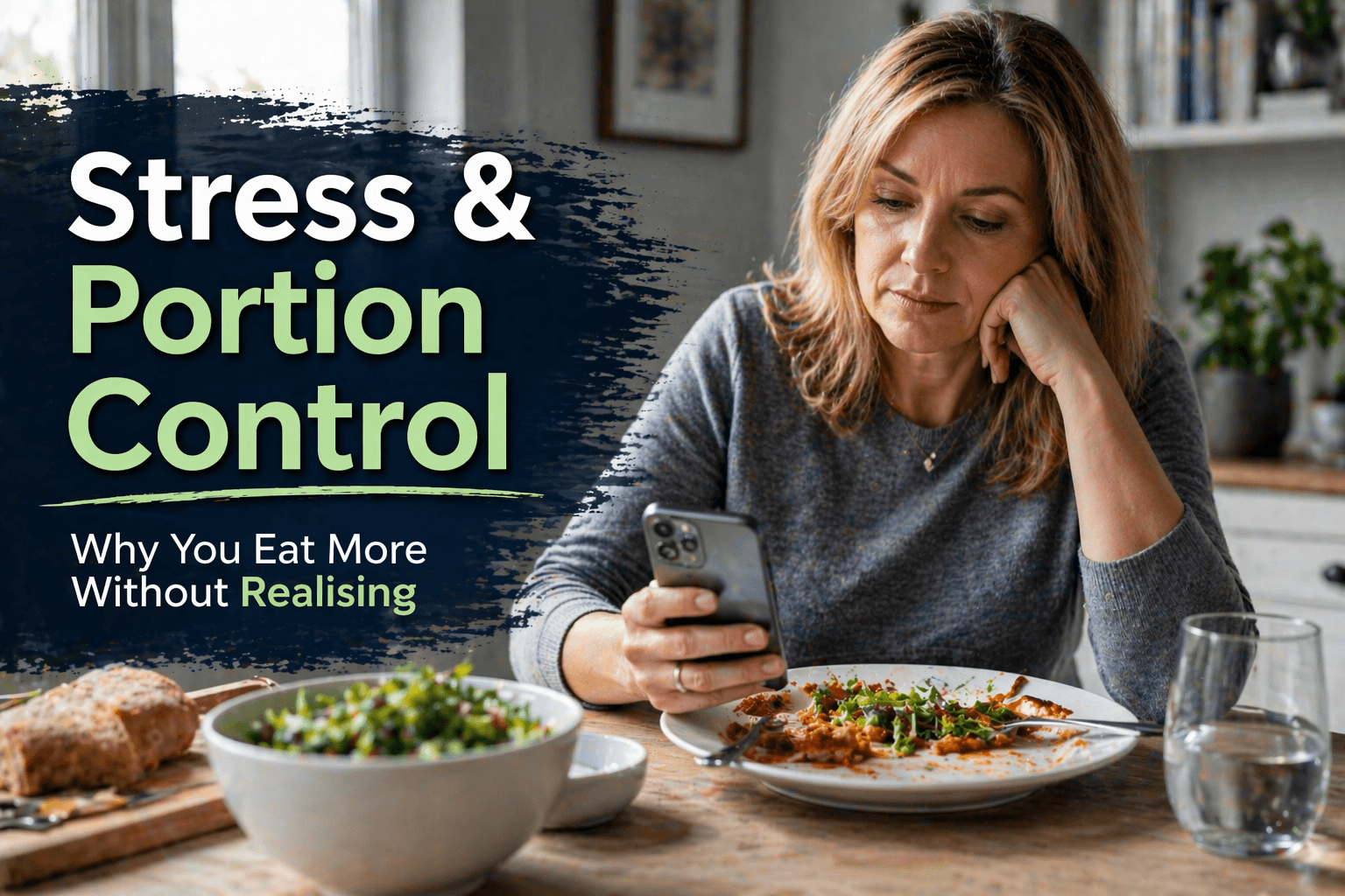 Stress and Portion Control: Why You Eat More Without Realising
