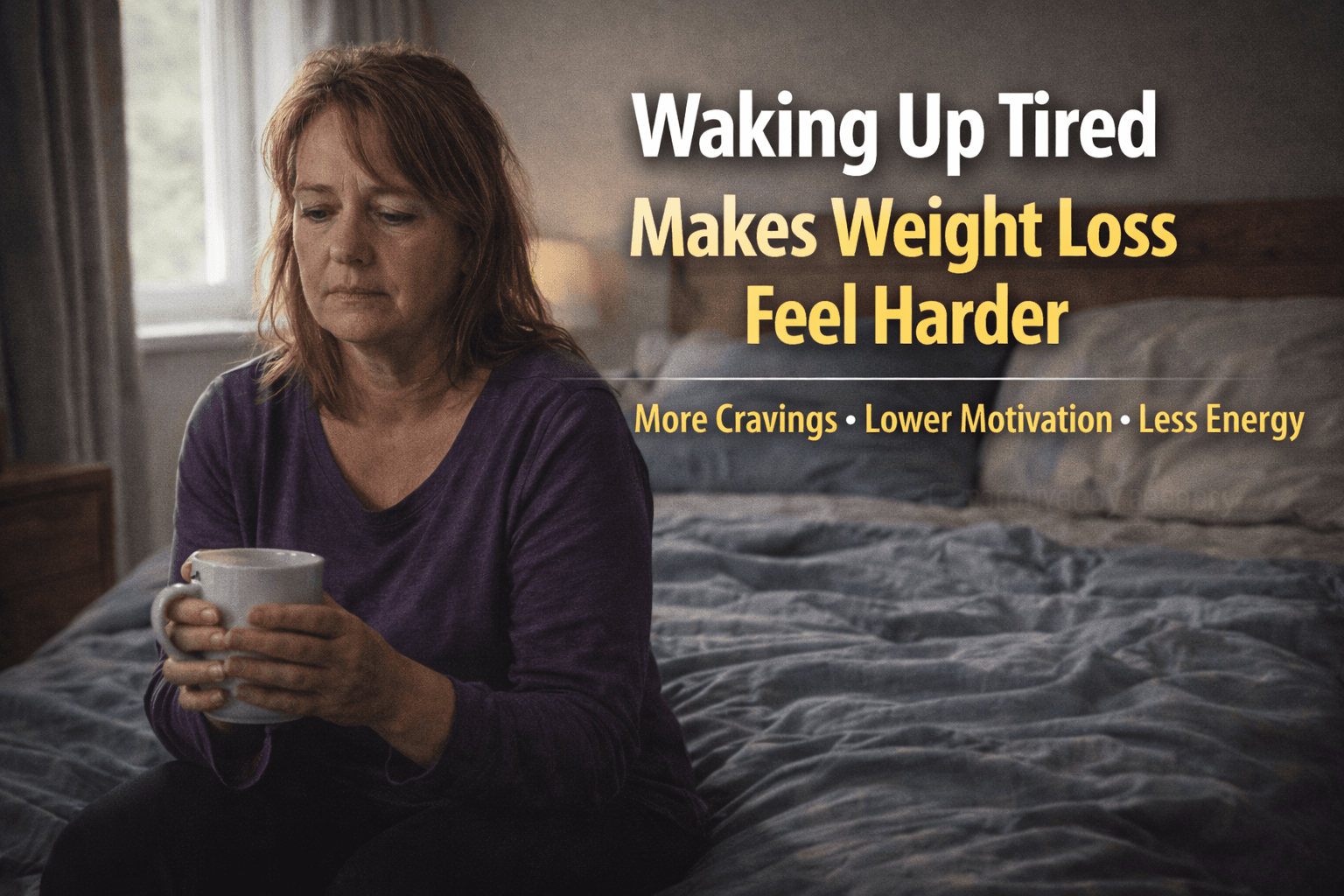 Why Waking Up Tired Makes Weight Loss Feel Harder