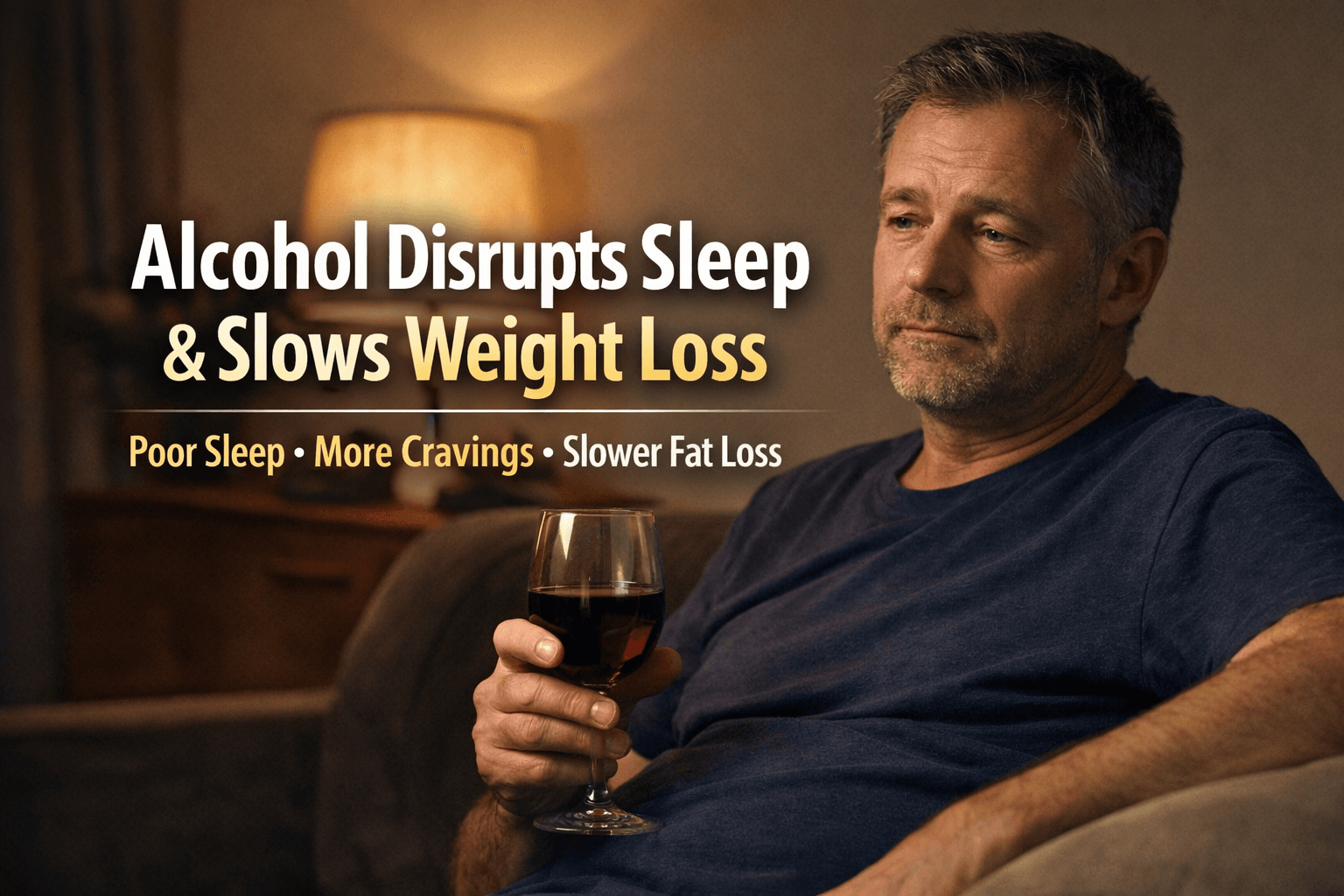 How Alcohol Disrupts Sleep and Slows Weight Loss