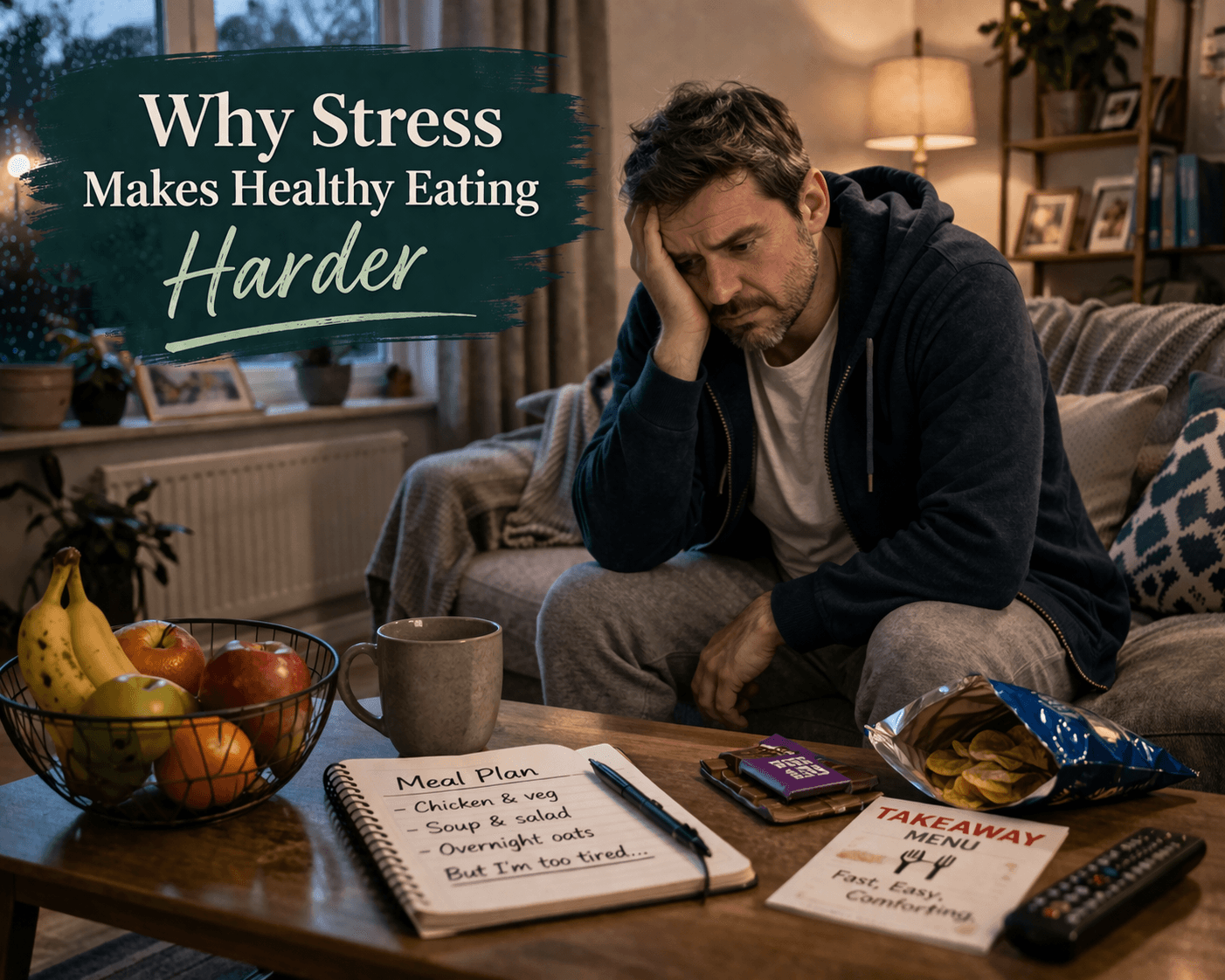 Why Stress Makes Healthy Eating Harder (And Affects Weight Loss More Than You Think)