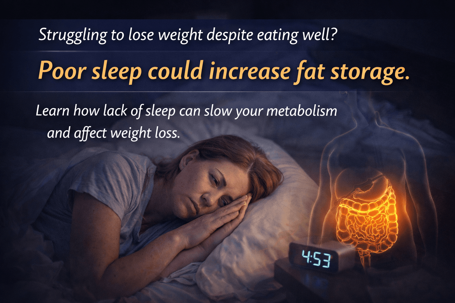 How Sleep Affects Metabolism and Fat Storage