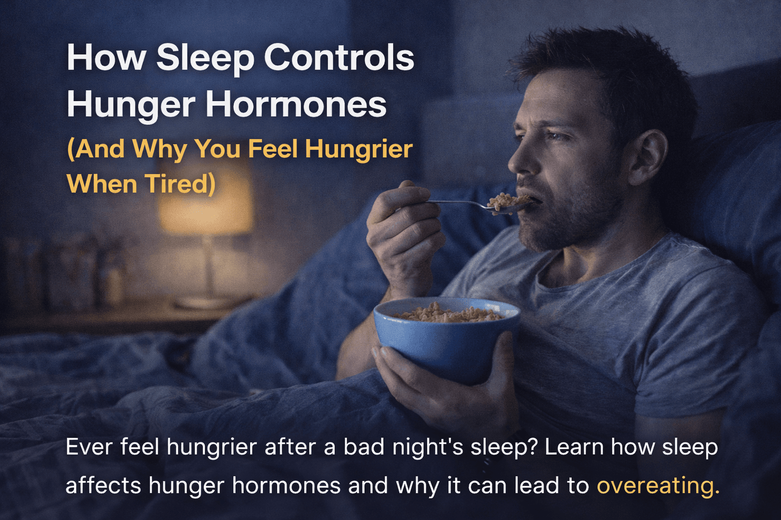 How Sleep Controls Hunger Hormones (And Why You Feel Hungrier When Tired)