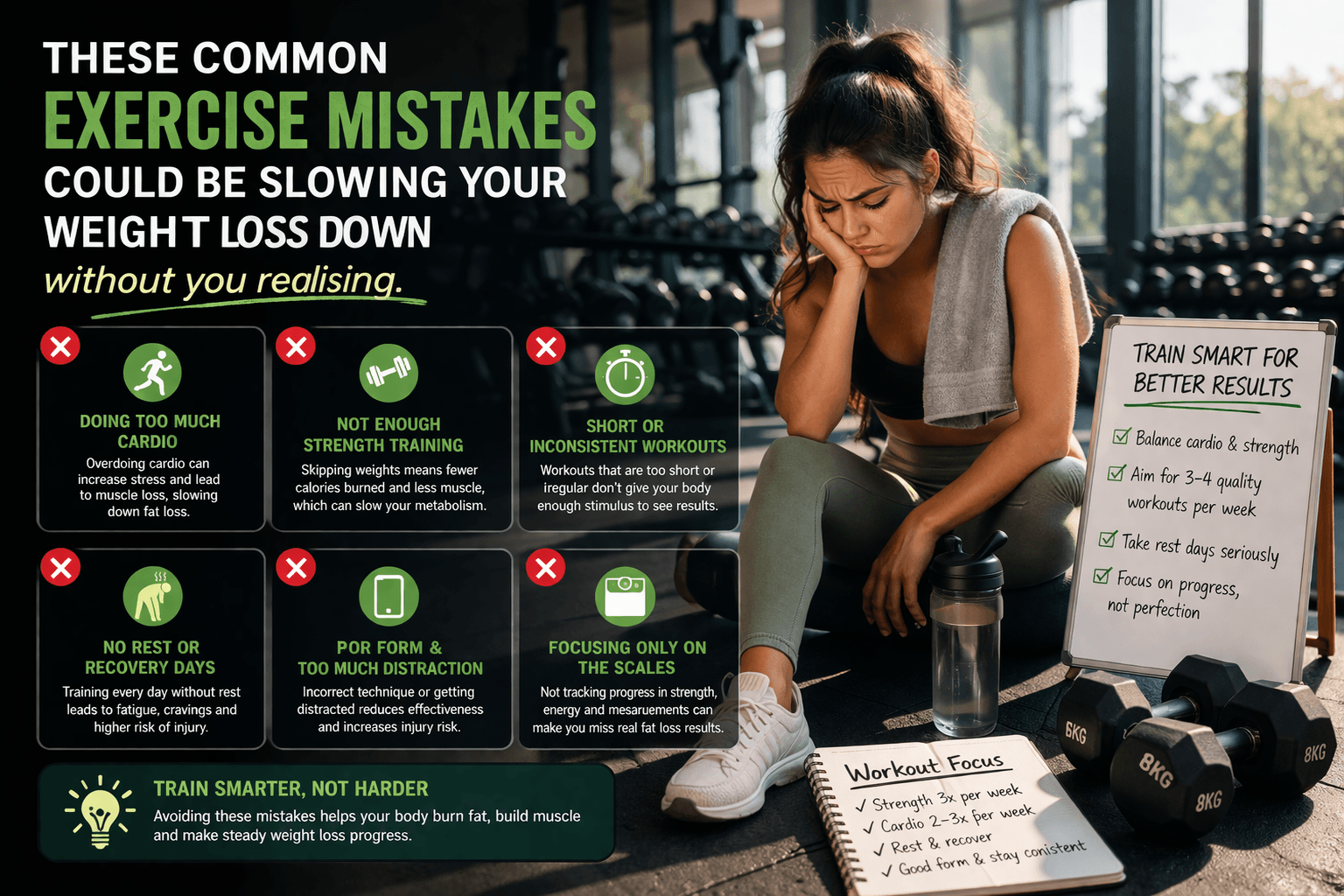 The Biggest Exercise Mistakes That Stop Weight Loss