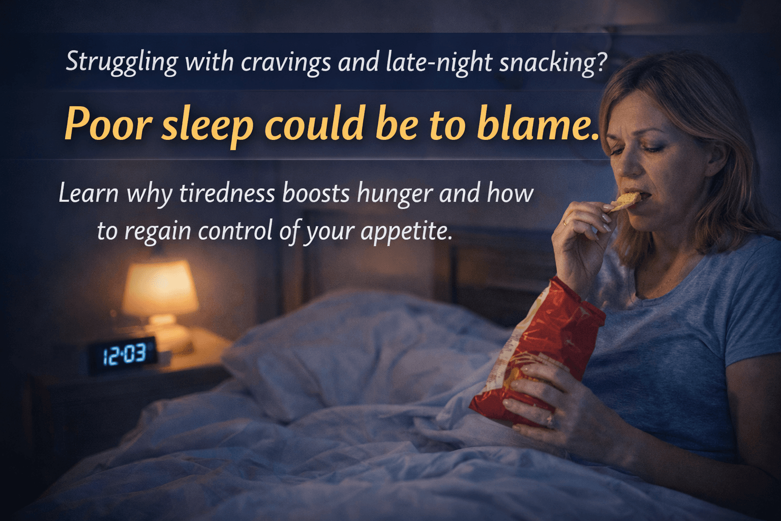 How Poor Sleep Triggers Cravings and Overeating