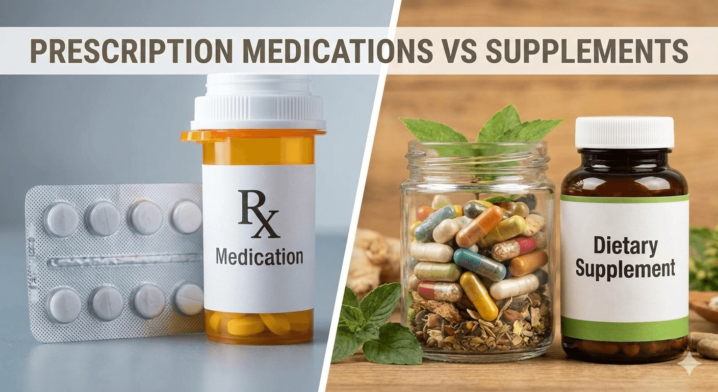 Prescription Weight-Loss Medications vs Supplements: What’s the Difference?