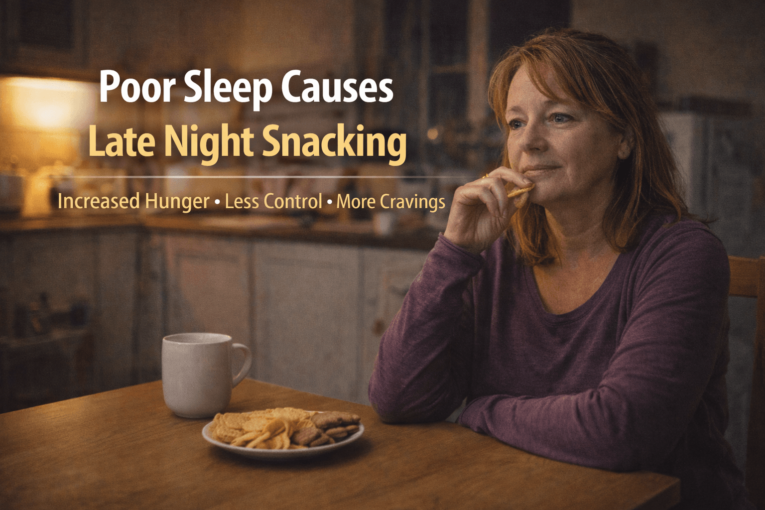 Why Poor Sleep Leads to Late Night Snacking (And How to Stop It)