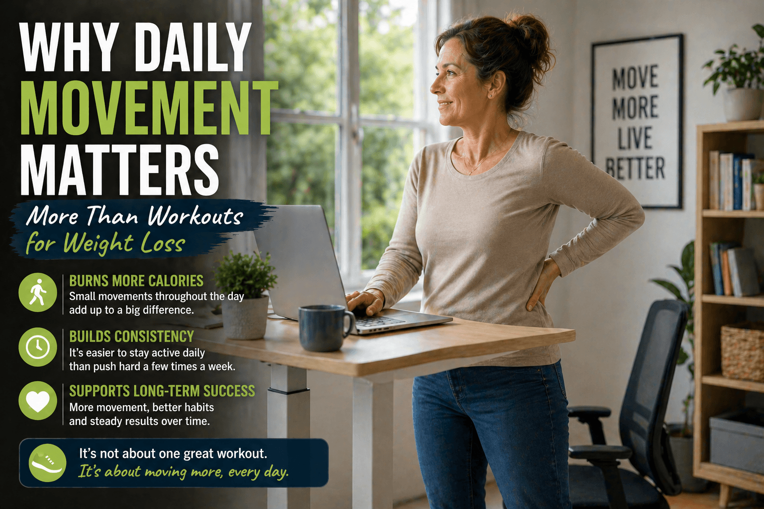 Why Daily Movement Matters More Than Workouts for Weight Loss