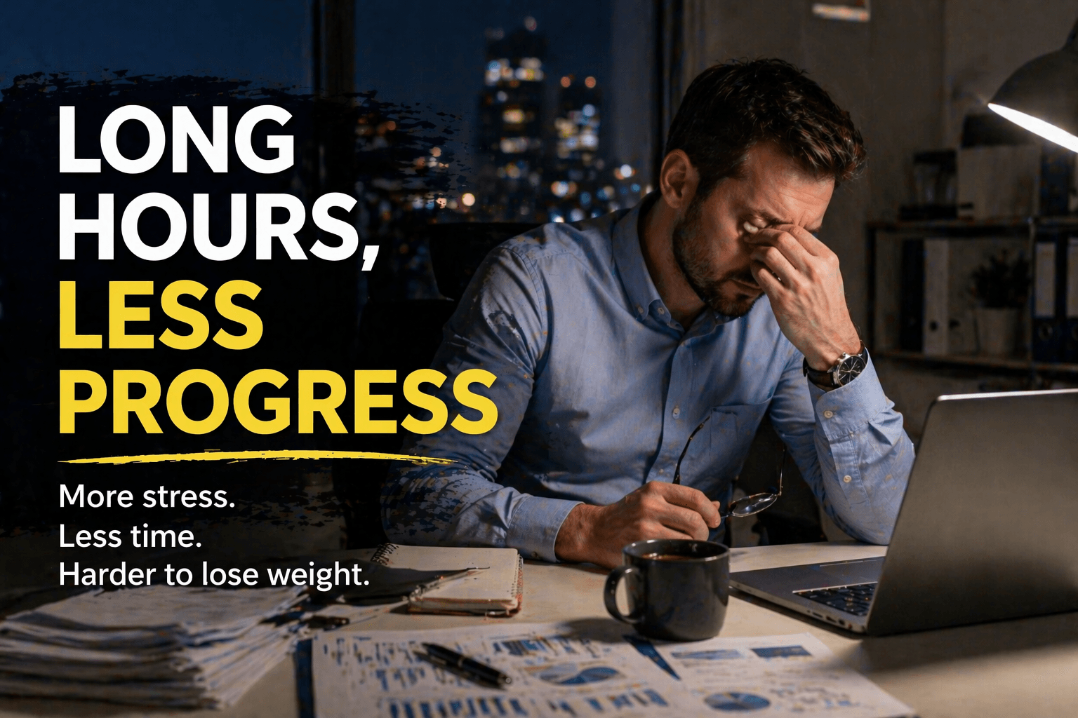 Why Working Long Hours Affects Weight Loss More Than You Think